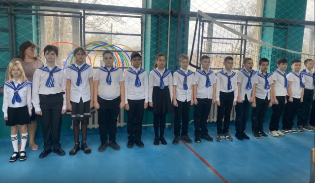 Смотр строя и песни 2026 - МБОУ Лакедемоновская СОШ