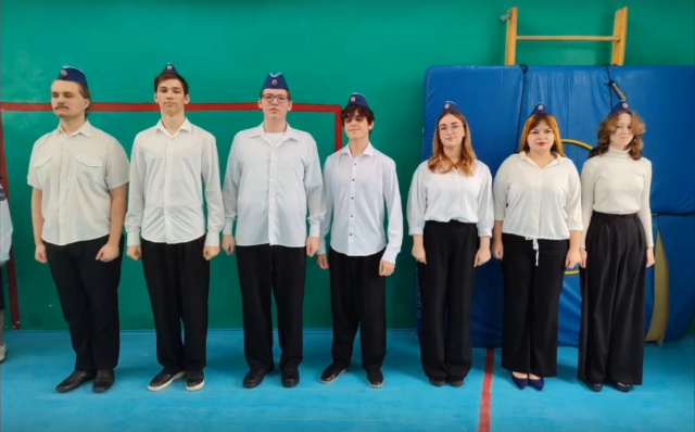 Смотр строя и песни 2026 - МБОУ Лакедемоновская СОШ