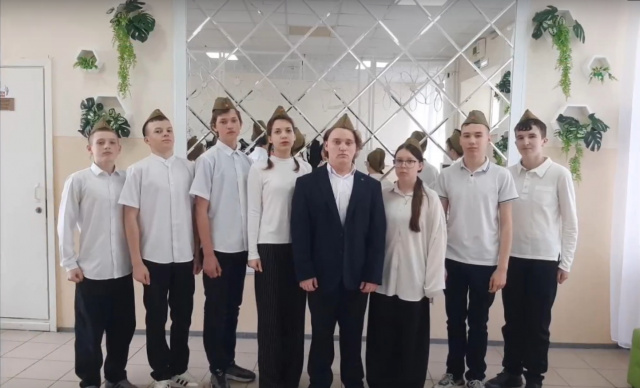 Смотр строя и песни 2026 - МБОУ Лакедемоновская СОШ